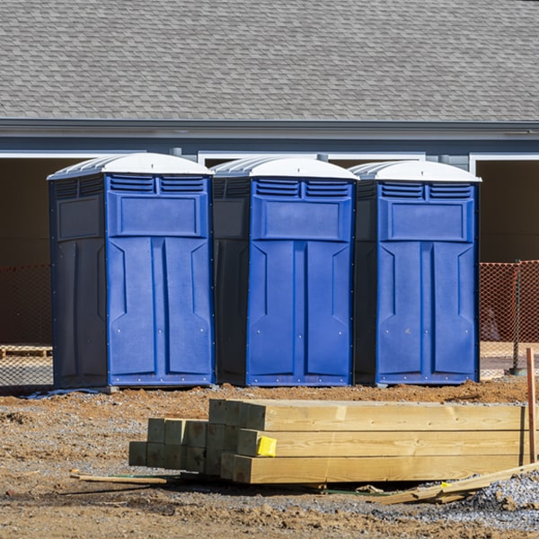 are there any restrictions on where i can place the porta potties during my rental period in Beulaville